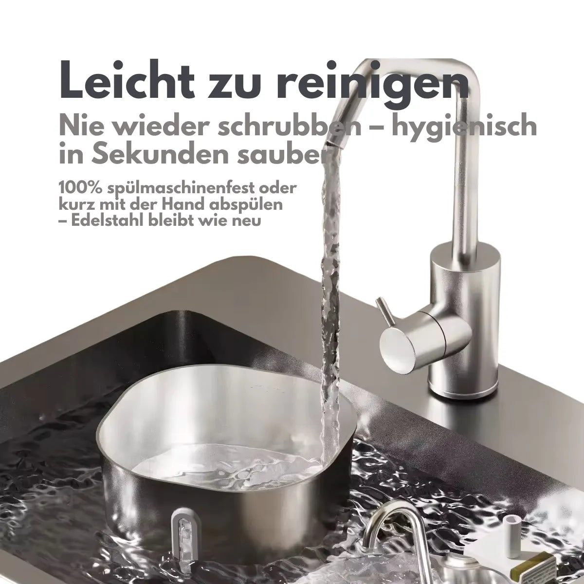 GESUNDE NIEREN – JEDEN TAG MIT DEM NR.1 EDELSTAHL-KATZENBRUNNEN